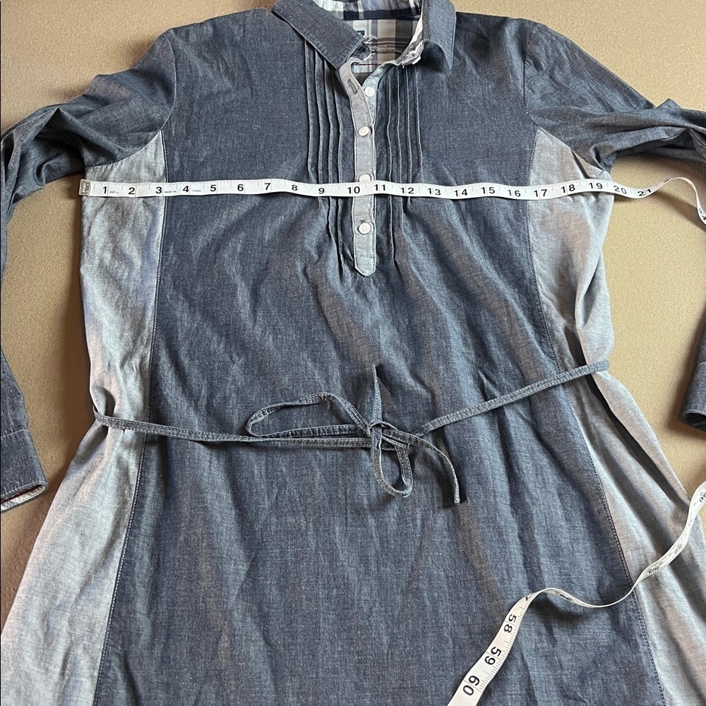 Kuhl Kiley Roll Tab Sleeved Dress Two Toned Gray - M - Picture 7 of 11
